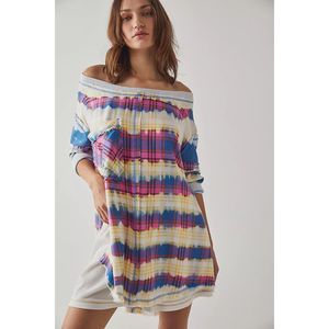 Free People x All Intimately Fresh In Flannel Pullover Size S